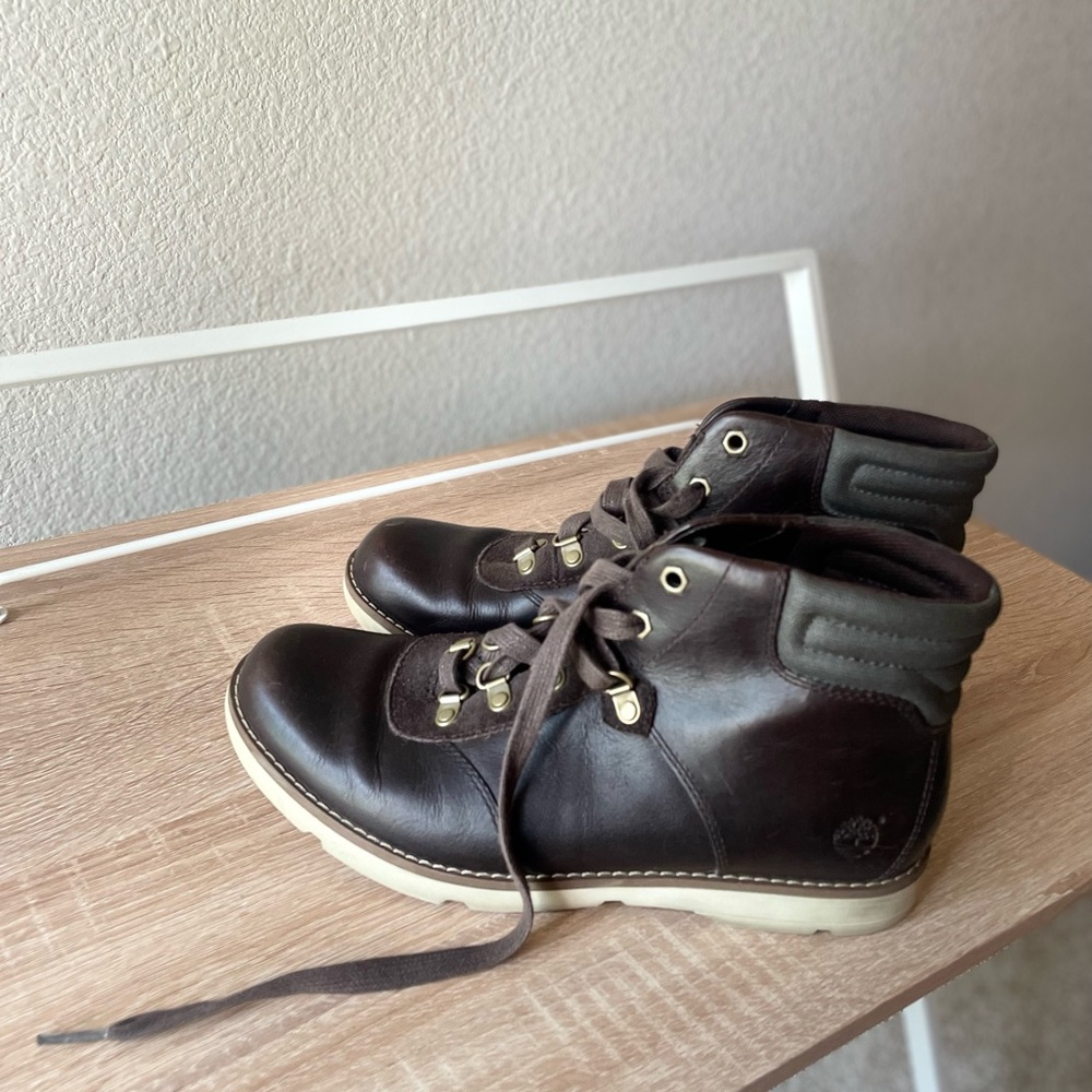 Timberland Earthkeepers Mosley Brown Hiking Boots 7.5